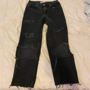 black boyfriend jeans